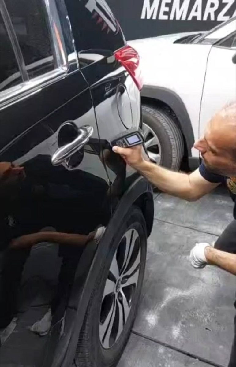 آموزش تشخیص رنگ خودرو اصفهان، با دستگاه در تیونینگ معمارزاده